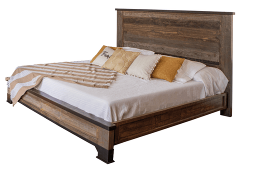 Antique Gray Bed - Barewood
