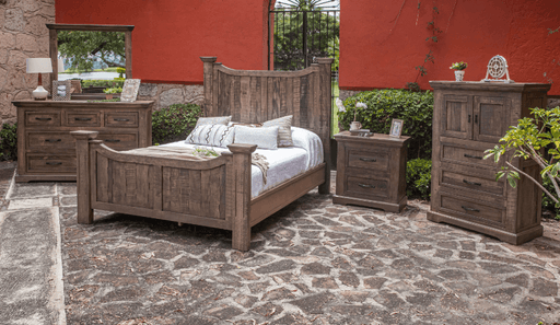 Natural Madeira Bed - Barewood