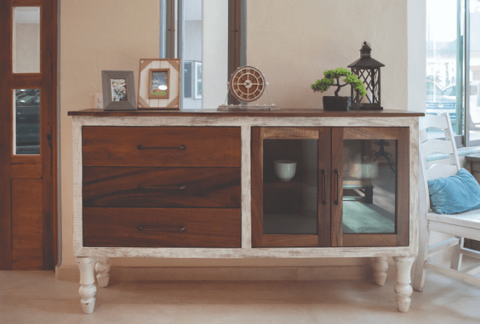 Rock Valley Console - Barewood