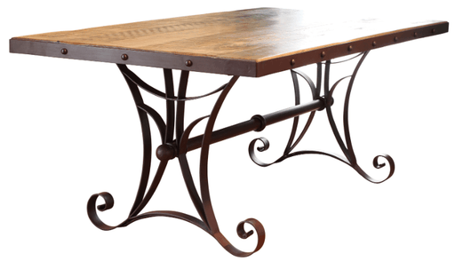 Antique Multicolor Dining Table - Barewood
