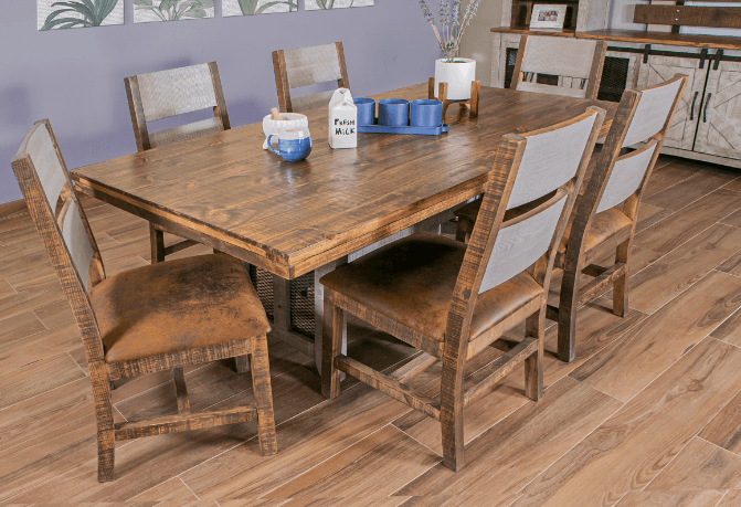 Pueblo Gray Dining Table - Barewood