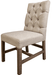 Marble Upholseted Chair - Barewood