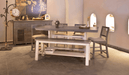 Stone Rectangular Counter Height Dining Table - Barewood