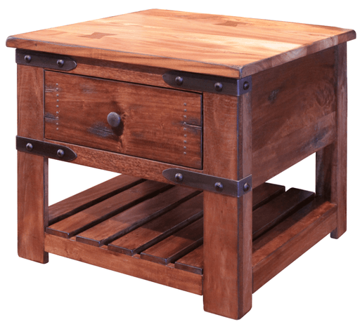 Parota Large End Table - Barewood