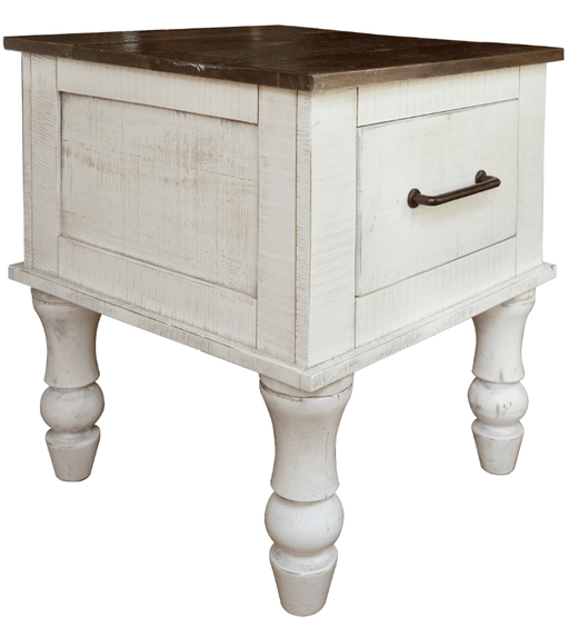 Rock Valley End Table - Barewood