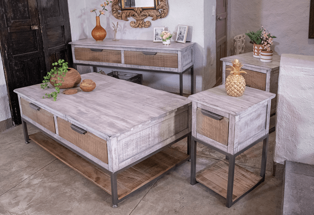 Mita Sofa Table - Barewood