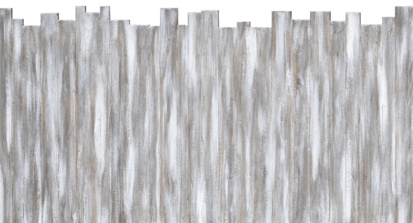 Picket Fence Headboard - Barewood