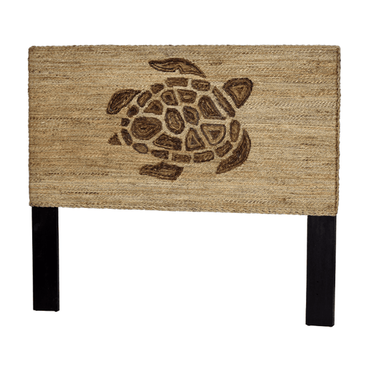Turtle Weave Headboard - Barewood