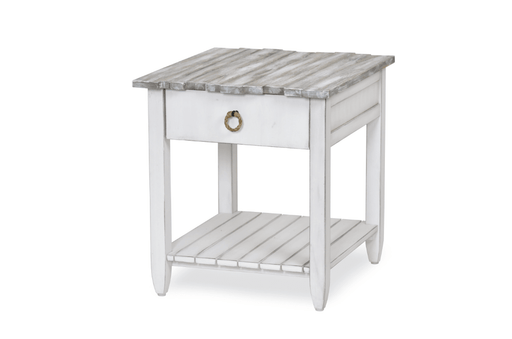 Picket Fence End Table - Barewood