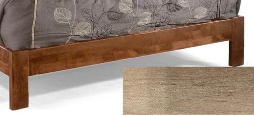 Solid Alder Plank Queen/King Build-A-Bed - Barewood