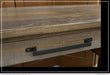 Loft Brown Five Drawer Desk - Barewood