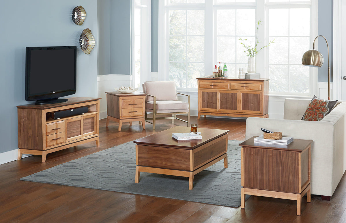 Addison Living Room Collection | Solid Wood Mid-Century Furniture ...