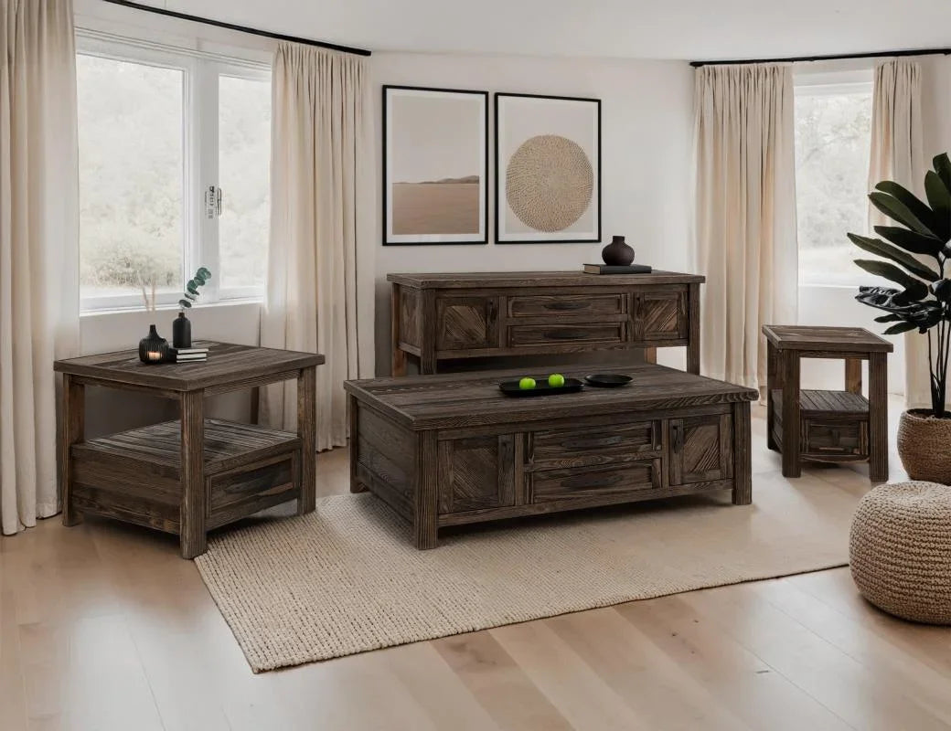 Dutton Living Room Collection - Barewood