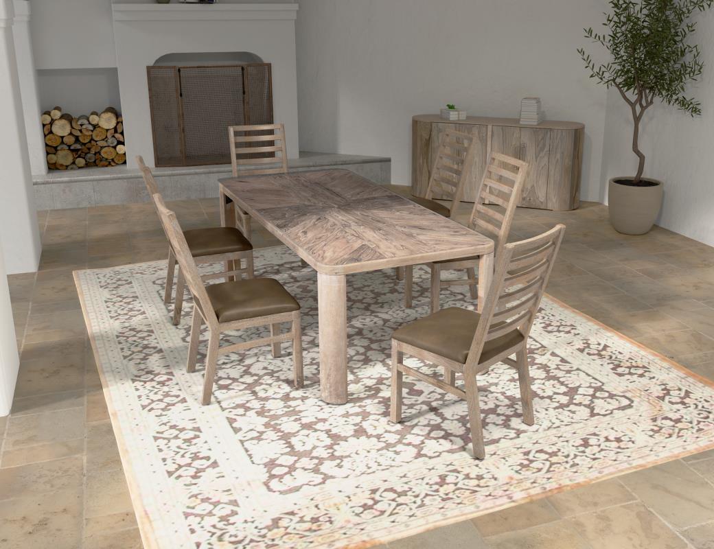 Balam White dining room setting