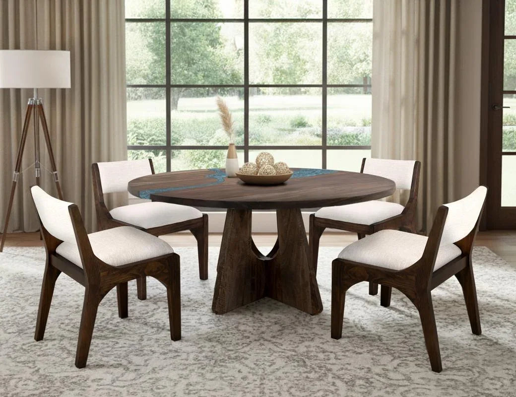 Zaphiro Round Dining Table Collection - Barewood