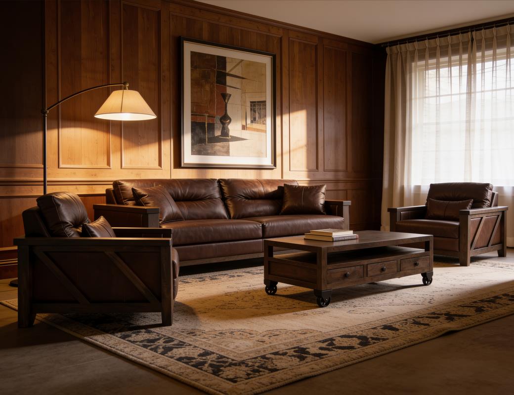 Oslo Brown occasional table set - Barewood