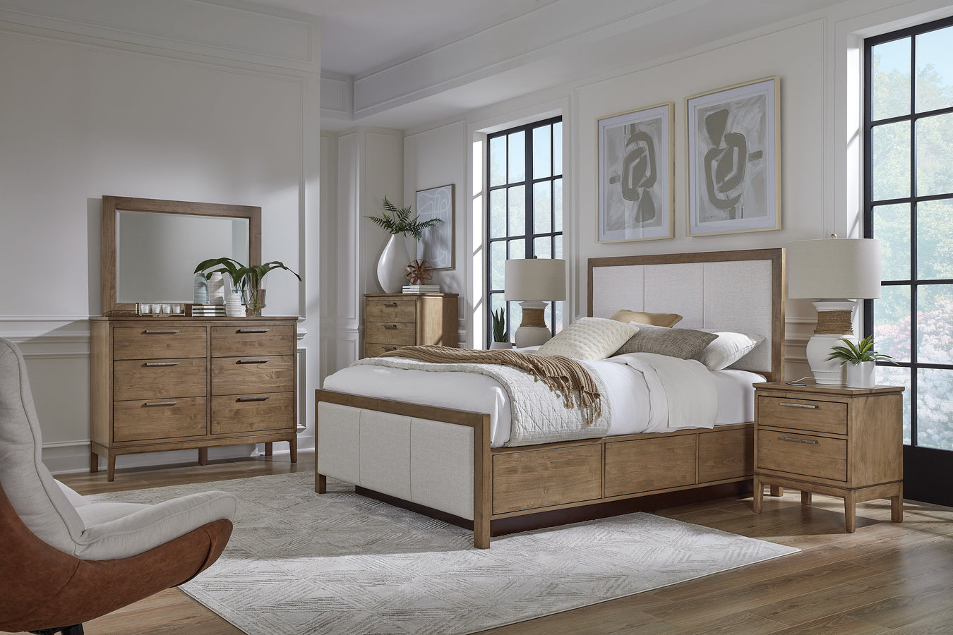 Bailey Upholstered Storage Bed Collection