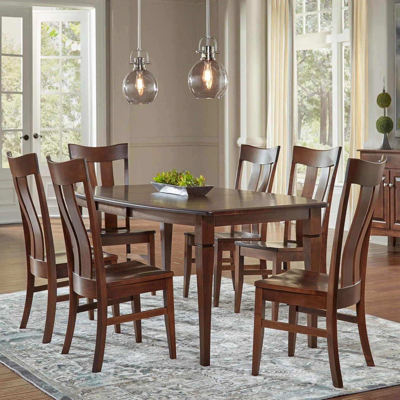 Amish Essentials Boat-Shaped Dining Collection