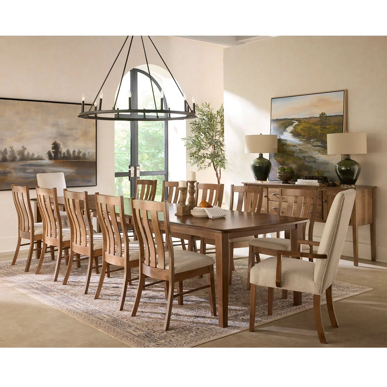 Amish Essentials Bow-End Dining Collection