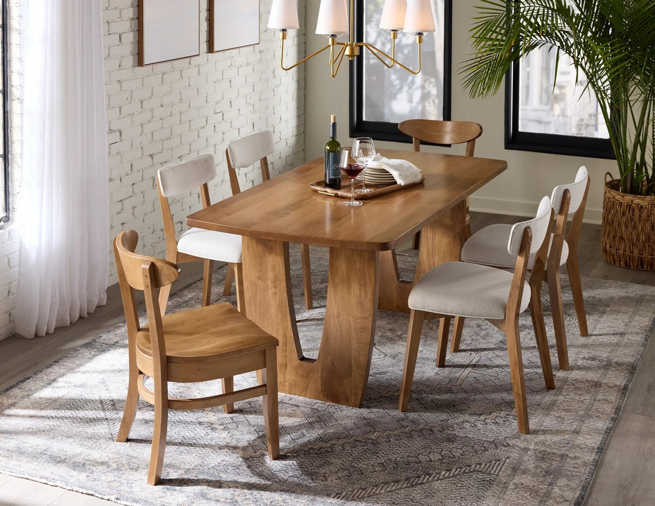 Amish Essentials Harper Trestle Dining Collection