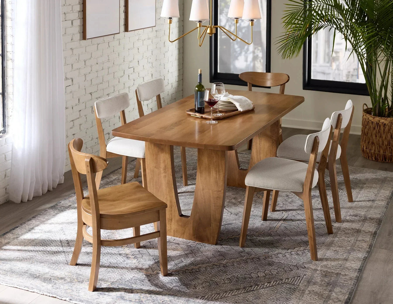 Amish Essentials Harper Trestle Dining Collection