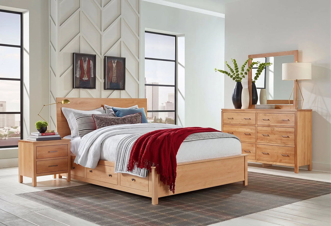 2 West Modern Storage Bedroom Set