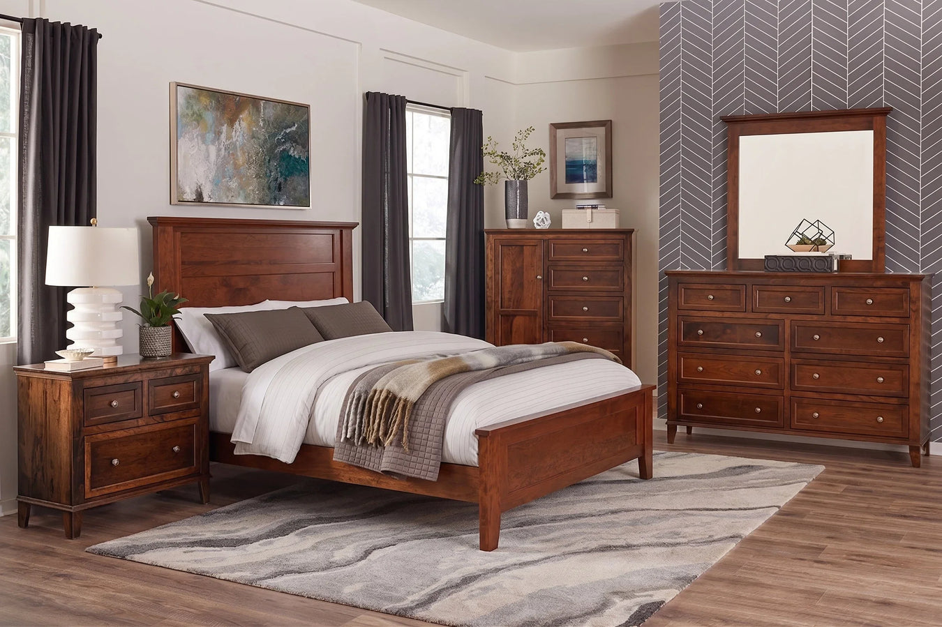 Belmont Panel Bed Bedroom Set