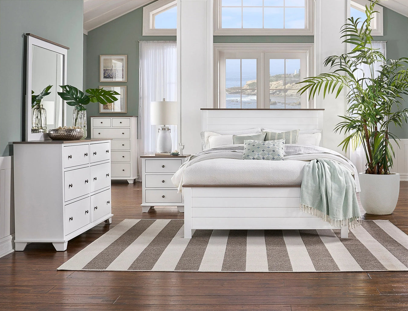Portland Shiplap Storage Bedroom Set