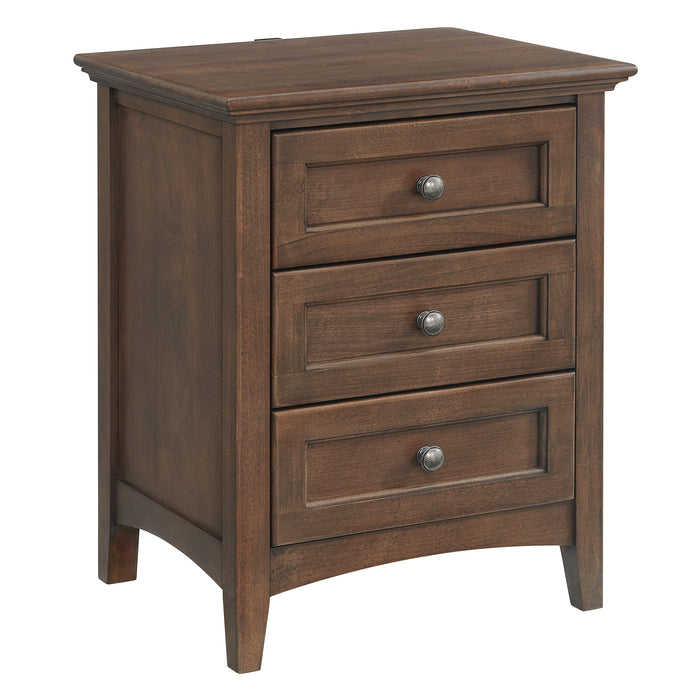 McKenzie Three Drawer Nightstand