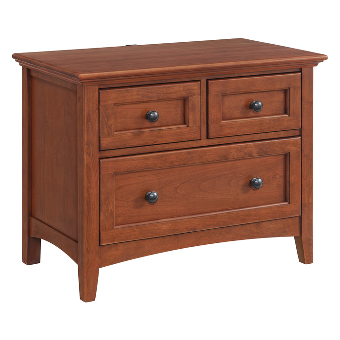 McKenzie Three Drawer Wide Nightstand