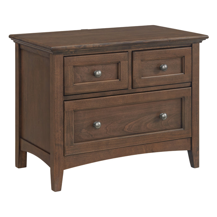 McKenzie Three Drawer Wide Nightstand