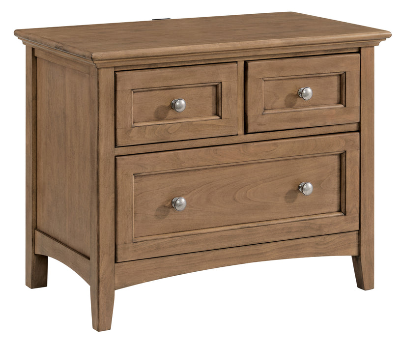 McKenzie Three Drawer Wide Nightstand