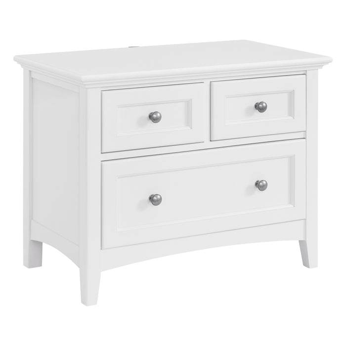 McKenzie Three Drawer Wide Nightstand