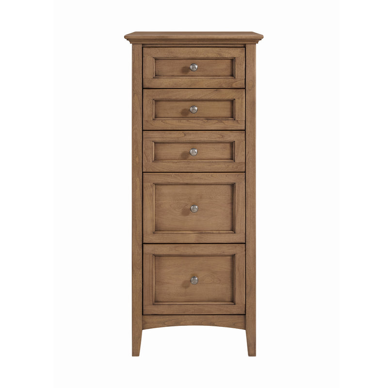 McKenzie 5-Drawer Lingerie Chest in Pecan - Barewood