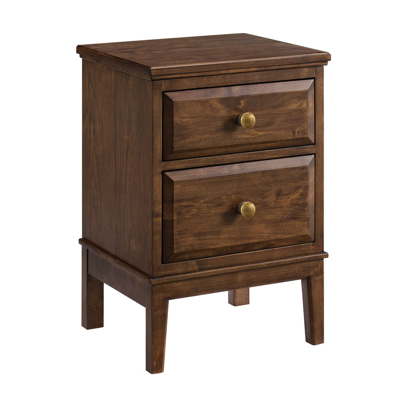 Virginia Small 2-Drawer Nightstand in Americano - Barewood