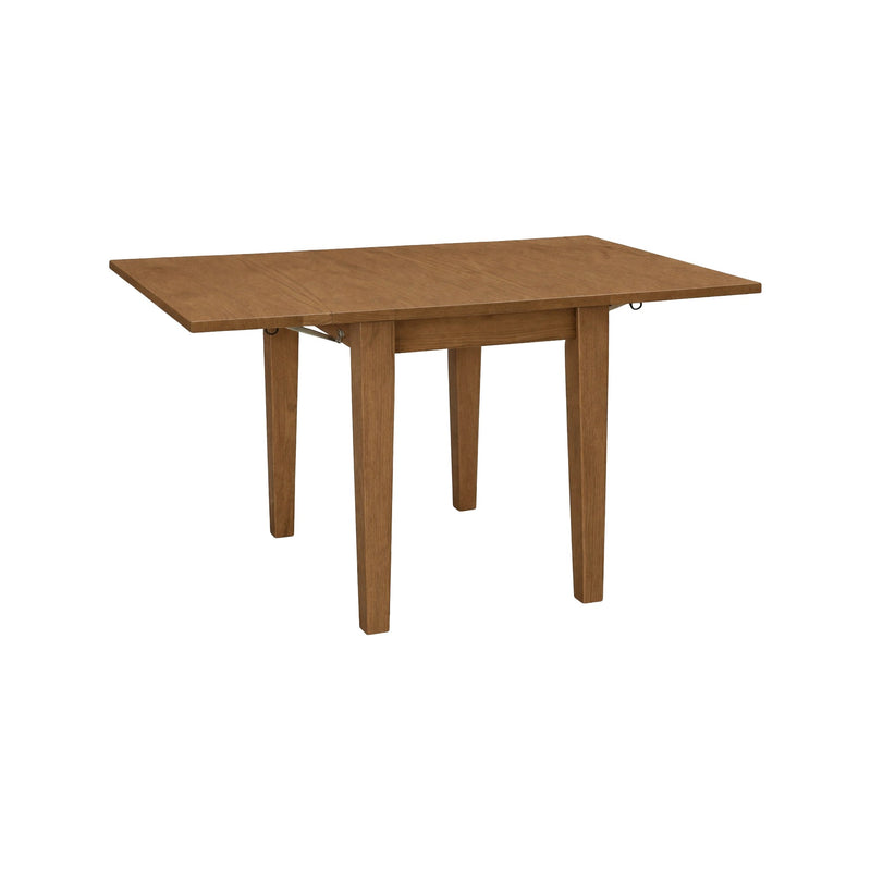 Drop-Leaf Dining Table with the leaves up - Barewood