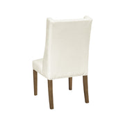 Bradford Wingback Chair back view - Barewood