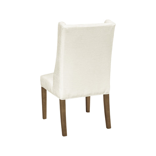Bradford Wingback Chair back view - Barewood