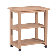 Microwave Cart - Barewood