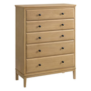 Virginia 5-Drawer Chest in Latte - Barewood