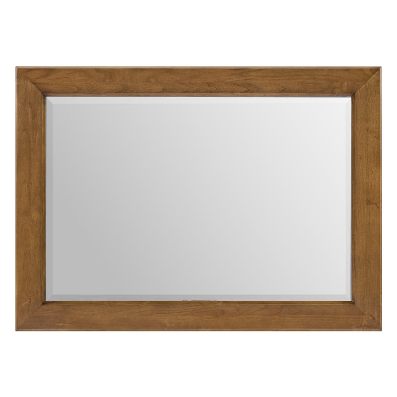Virginia Beveled Mirror in Mocha - Barewood