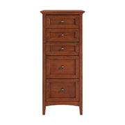 McKenzie 5-Drawer Lingerie Chest in Glazed Antique Cherry - Barewood