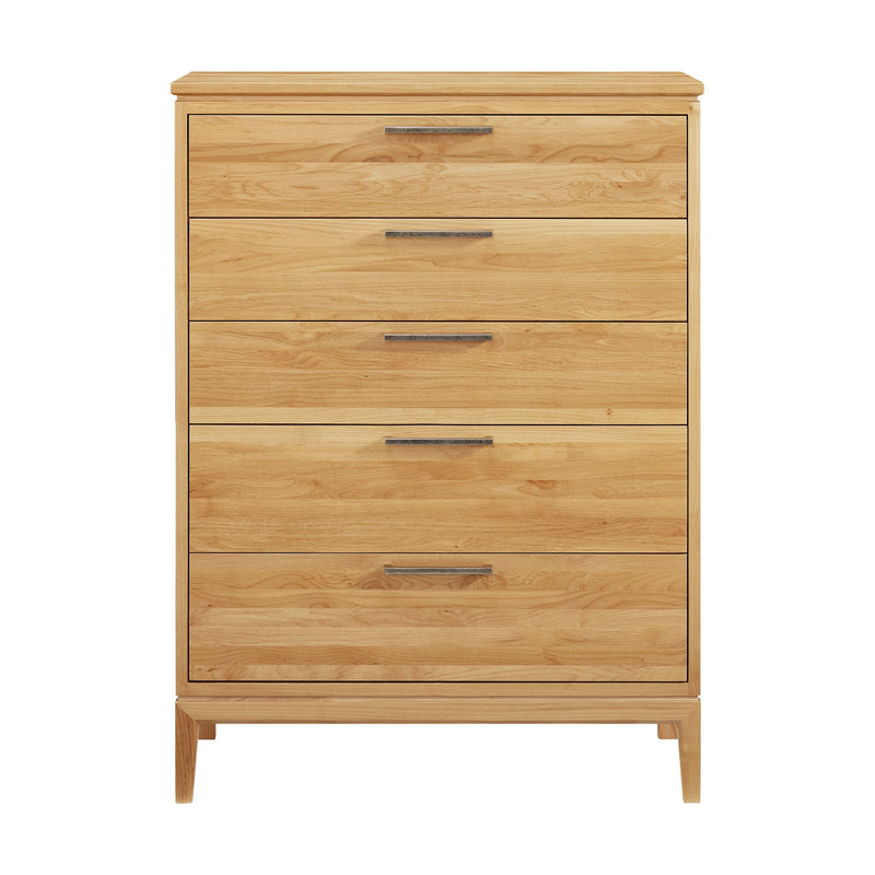 Bailey 5-Drawer Chest in Natural, additional view - Barewood