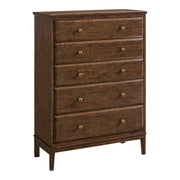 Virginia 5-Drawer Chest in Americano - Barewood