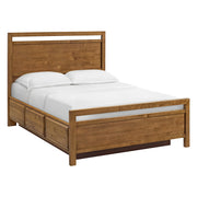 Virginia Storage Bed, Queen, in Mocha - Barewood