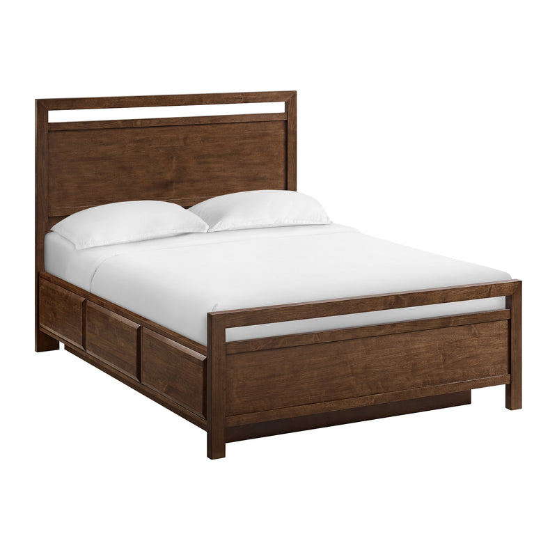 Virginia Storage Bed, Queen, in Americano - Barewood