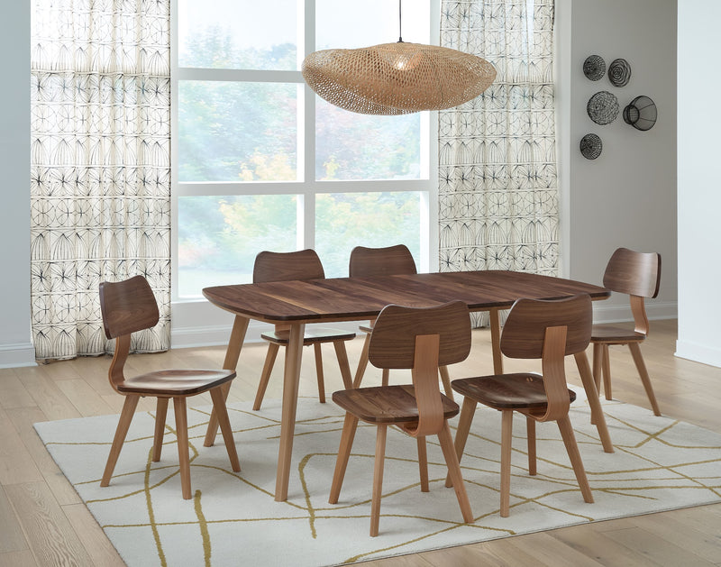 Addison Dining Table with Addison Chairs - Barewood