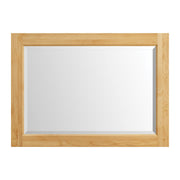 Bailey Beveled Mirror in Natural - Barewood