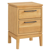 Bailey Small 2-Drawer Nightstand in Natural - Barewood