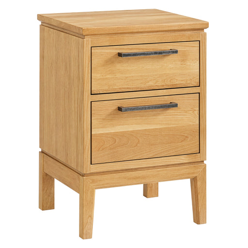 Bailey Small 2-Drawer Nightstand in Natural - Barewood